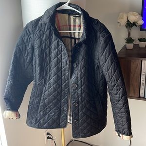 Burberry diamond quilted jacket that has barely been worn! Like new!